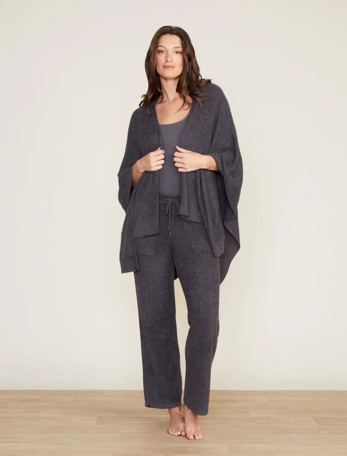 Cozy Weekend Wrap in Carbon - Madison's Niche