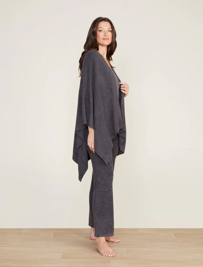 Cozy Weekend Wrap in Carbon - Madison's Niche
