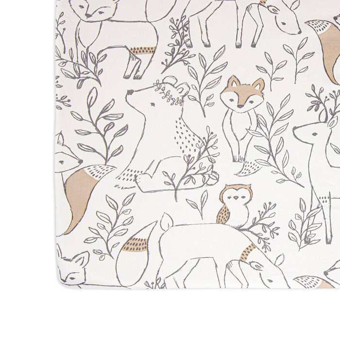 Crane Baby - Crib Sheet - Ezra-Crib Sheets-Posh Baby