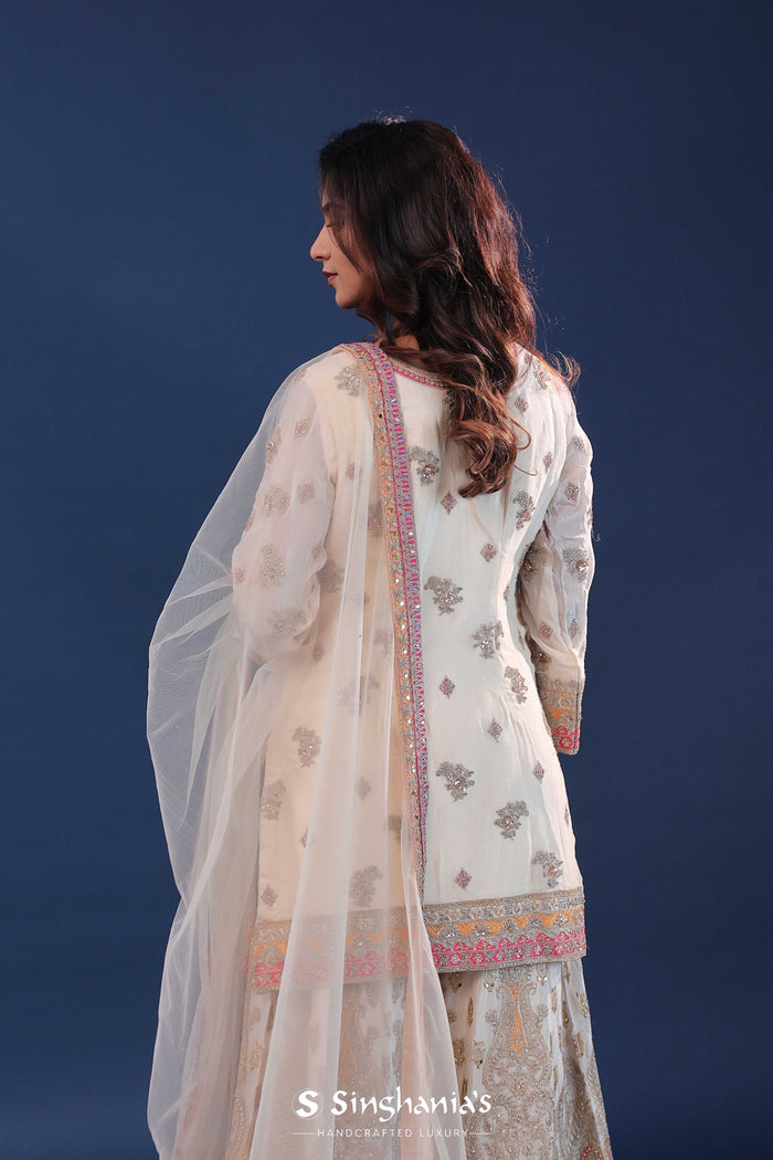 Cream Kurta Set
