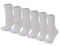 Women’s crew diabetic socks by Dr. Motion in solid colors with non-binding cuff and half-cushion sole