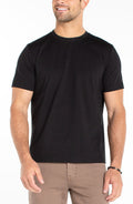 Crew Neck Tee in Black - Madison's Niche