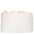 Crib Bumper Baby Bee Pink
