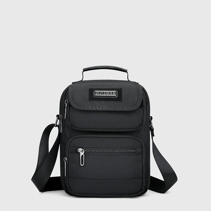 Black WITZMAN B710 nylon sling bag product view