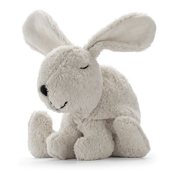 CUDDLY + HEAT PILLOW RABBIT SMALL - WHITE