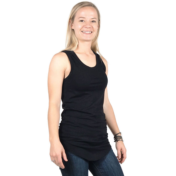 curved hem tank : SS17