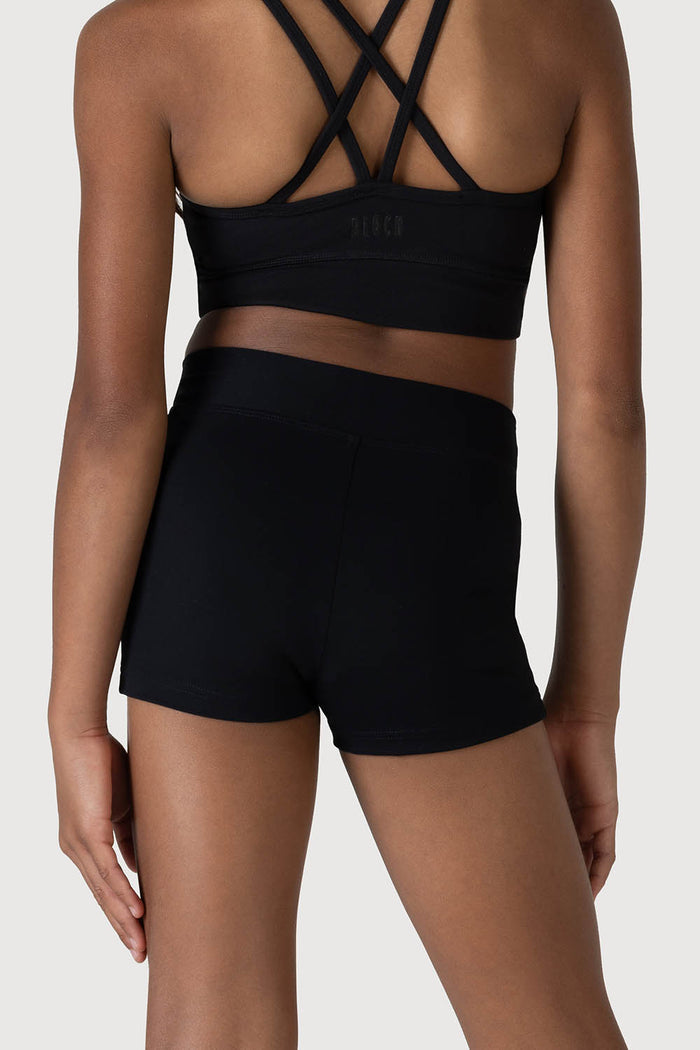 D5227G - Bloch Hydee Girls High Cross Over Short