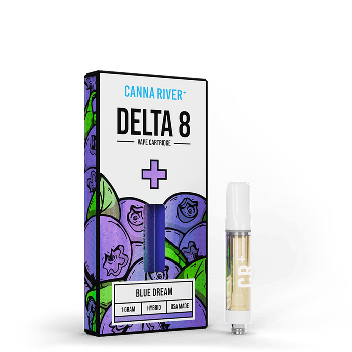 D8 Cartridge Vape Canna River Delta 8 THC Blue Dream 1 Gram / 1 Unit