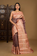 Dark Maroon Kanjivaram Silk Saree