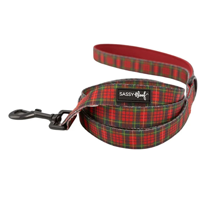 Deck The Paws Fabric Leash - Madison's Niche