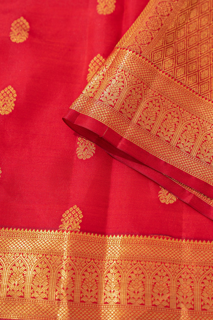 Deep Pink Kanjivaram Silk Saree