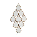 Diamond Teardrops Gold Mirror 99x49.5cm