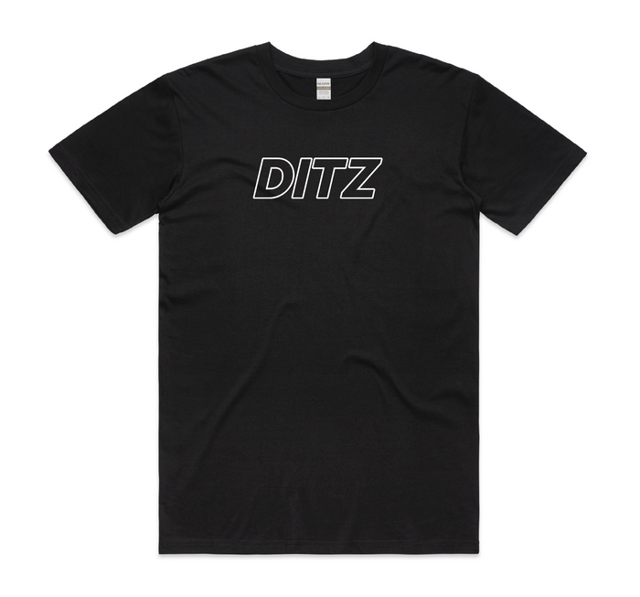 DITZ Logo Black T-Shirt