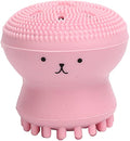 Dog Bath Brush Cat Rubber Soft Foaming Bath Brush Shower Scrubber With Shampoo Dispenser by DigestWell Co.