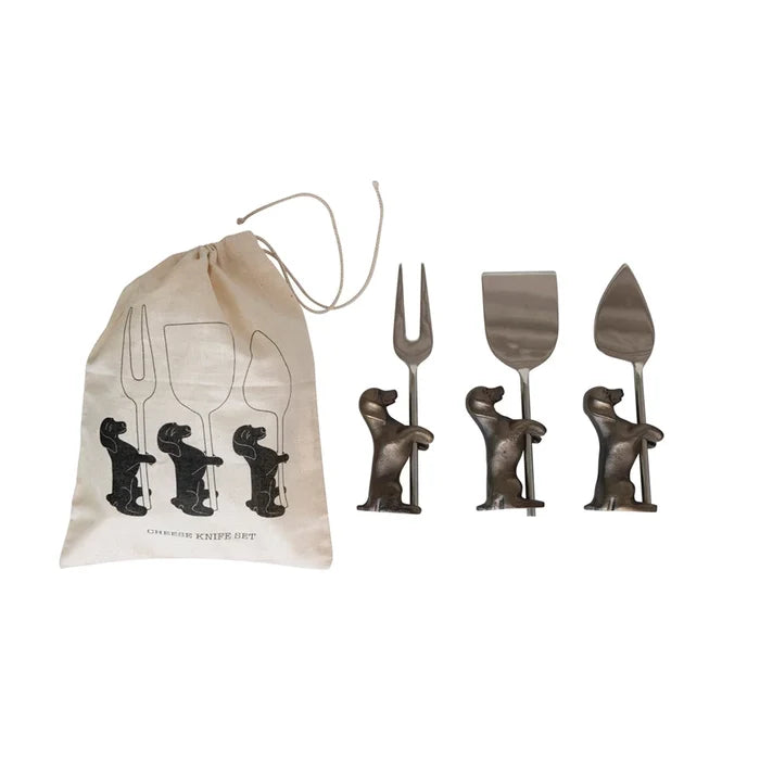 Dog Cheese Set of 6 Servers - Madison's Niche