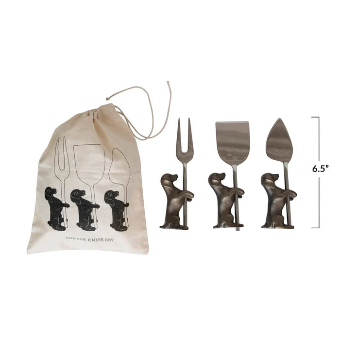 Dog Cheese Set of 6 Servers - Madison's Niche
