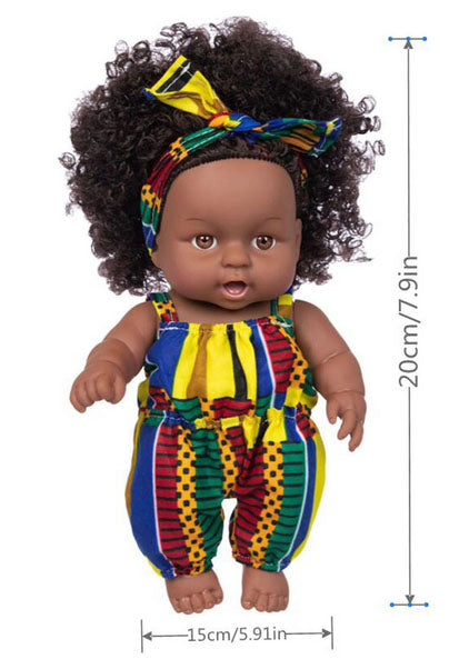 Doll: Black Mini size 8 inch. (Free Shipping)