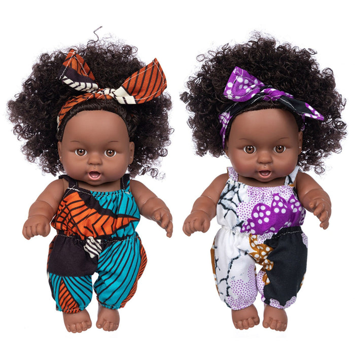 Doll: Black Mini size 8 inch. (Free Shipping)
