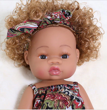 Doll: Sweet Cinnamon Black Baby Girl. Yes, Red Hair. (Free Shipping)