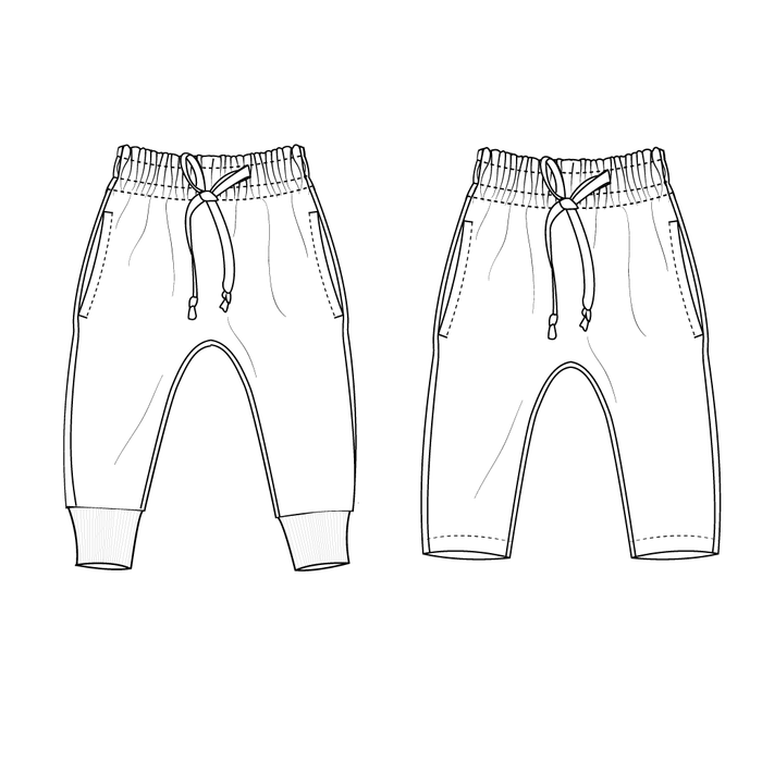 drop track pants : 54