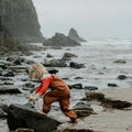 DUGAREE RAIN PANTS - rust