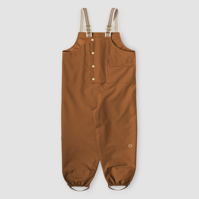 DUGAREE RAIN PANTS - rust