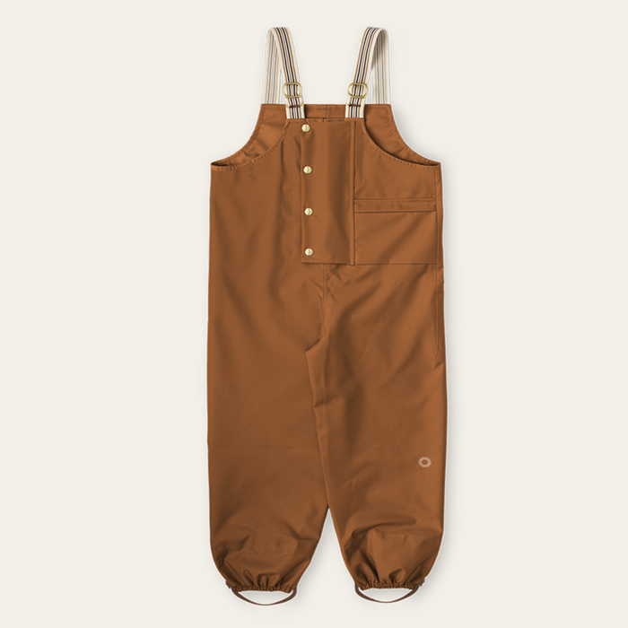 DUGAREE RAIN PANTS - rust