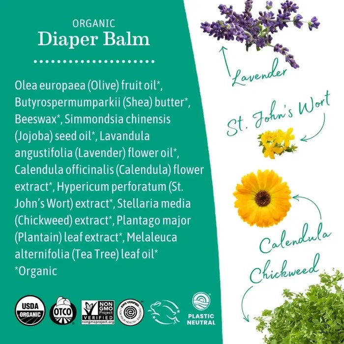 Earth Mama Organics - Organic Diaper Balm-Skin Care-2oz-Posh Baby
