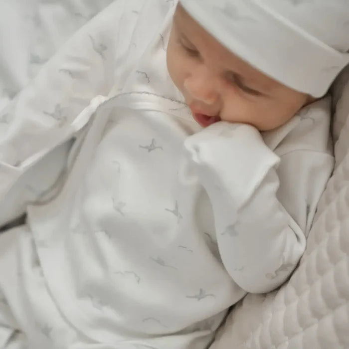 Elegant Baby - Organic Cotton Double Layer Take Me Home Set - Stork