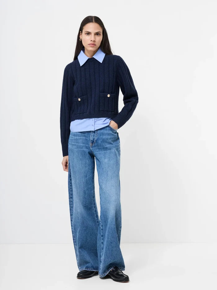 Ellie Knit Collared Pullover - Madison's Niche