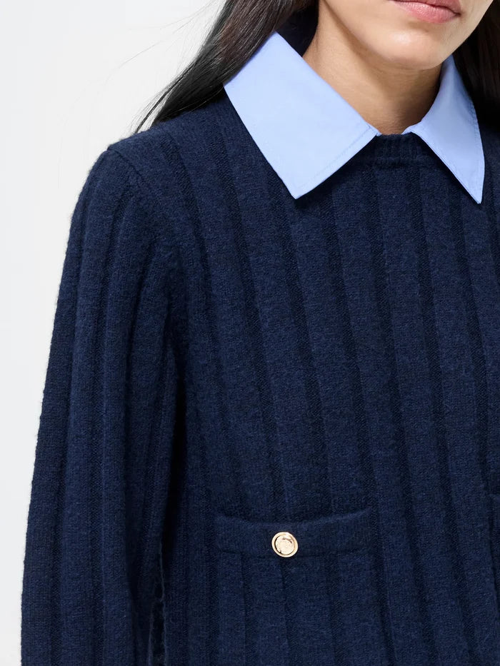 Ellie Knit Collared Pullover - Madison's Niche