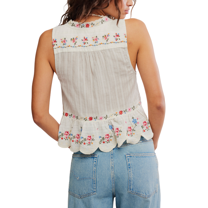 Ellis Blouse In Tea - Madison's Niche