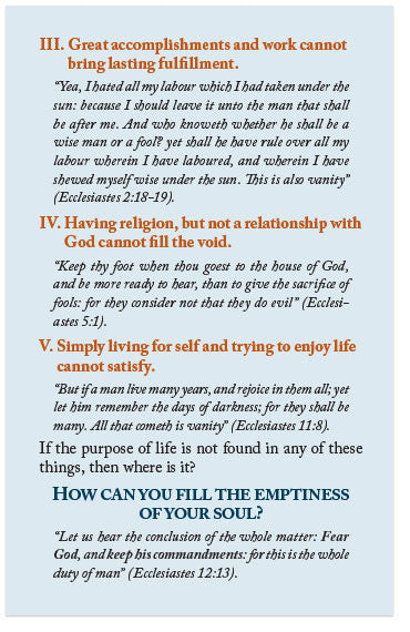 Empty? (KJV)