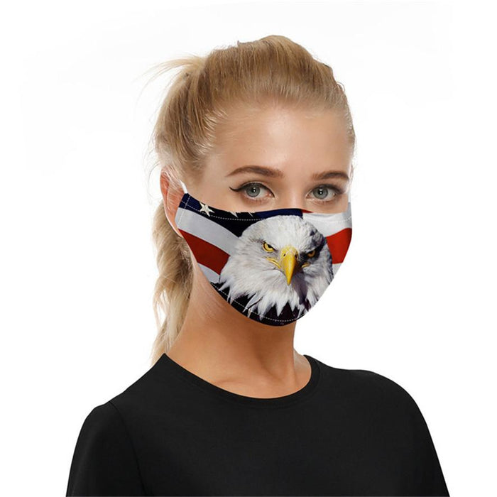 Face Mask: Designer Eagle Design (Free Shipping)