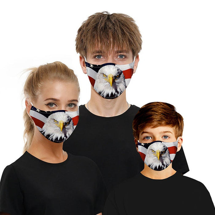 Face Mask: Designer Eagle Design (Free Shipping)