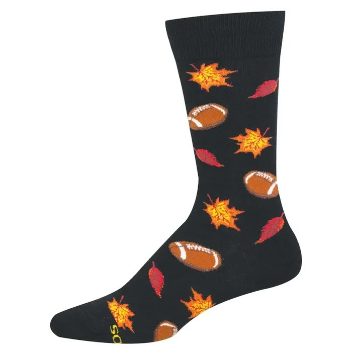 Falling for Football Crew Socks