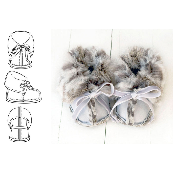 faux fur boots : 1