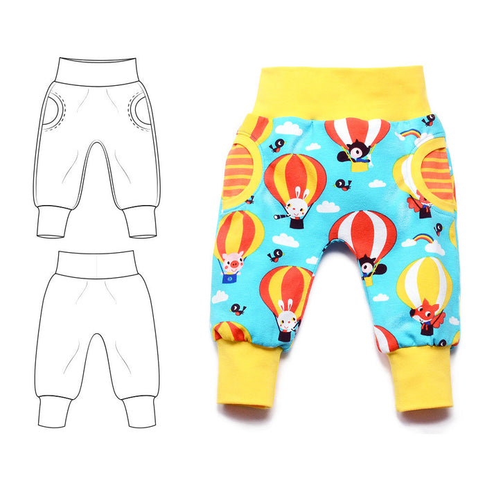 faux-pocket pants : 6