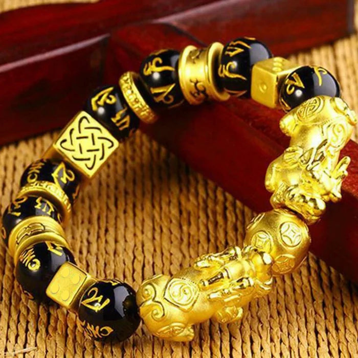 Feng Shui Wealth Bracelet for Good Luck, Protection and Balance.