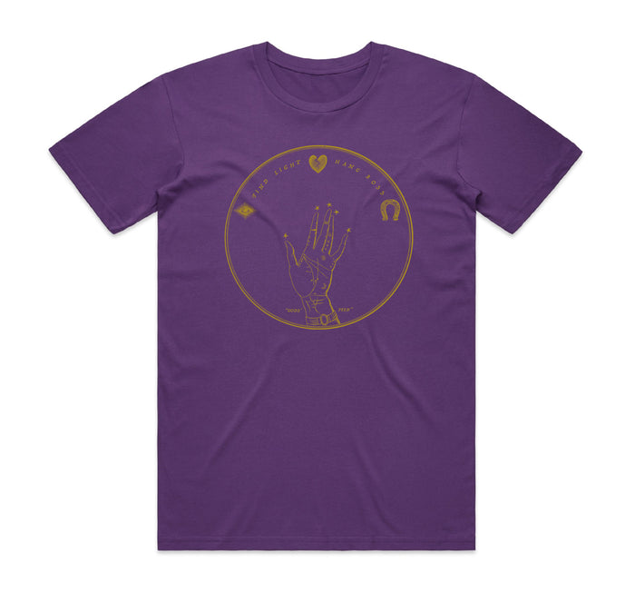 Find Light, Hang Boss Purple T-Shirt - Bingo Merch