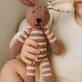 Finn & Emma - Handmade Organic Wool Knit Plush - Merry the Rabbit-Plush-Posh Baby