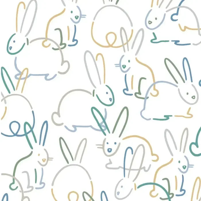 Finn & Emma - Organic Cotton Footie - Bunnies-Footies + Rompers (Basic)-0-3M-Posh Baby