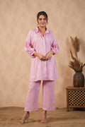 <img> Flamingo Pink Santoon Co-Ord Set