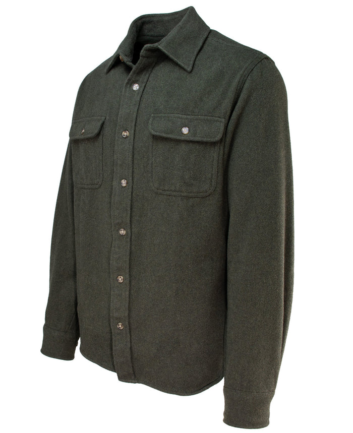 Flannel Work Shirt - Olive