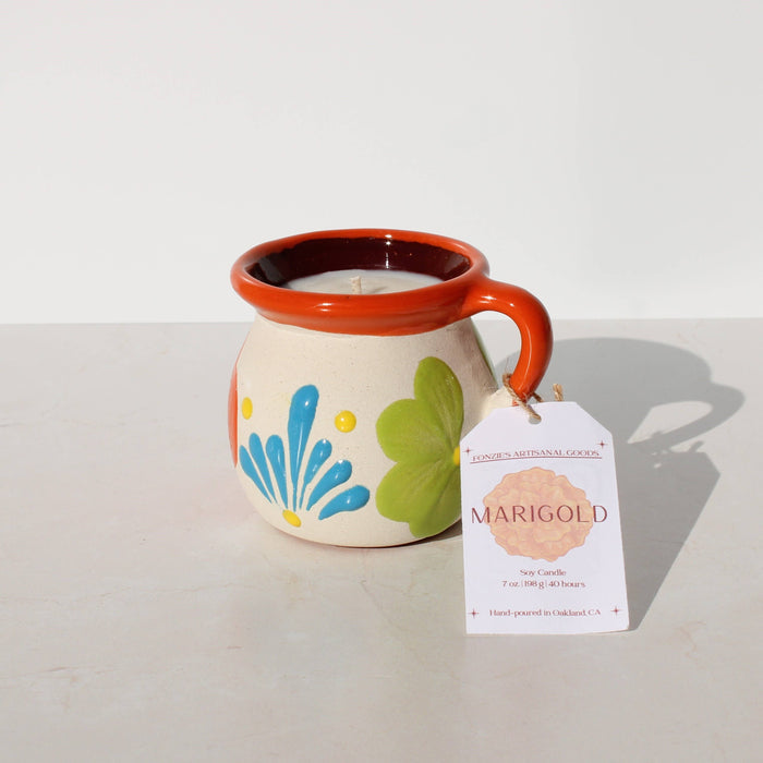 Fonzie's Artisanal Goods - Marigold Jarrito Candle - 7oz