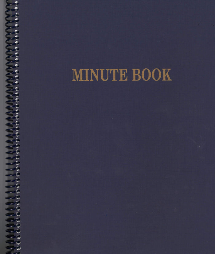Form 116- Minutes Book
