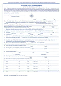 Form 31- Petition of Advancement