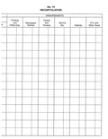 Form 74- Recapitulation