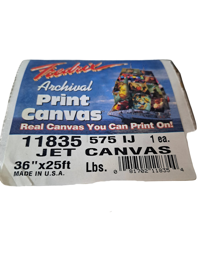 Fredrix Archival Print Canvas Inkjet Canvas Roll 575  -36'' X 25 ft