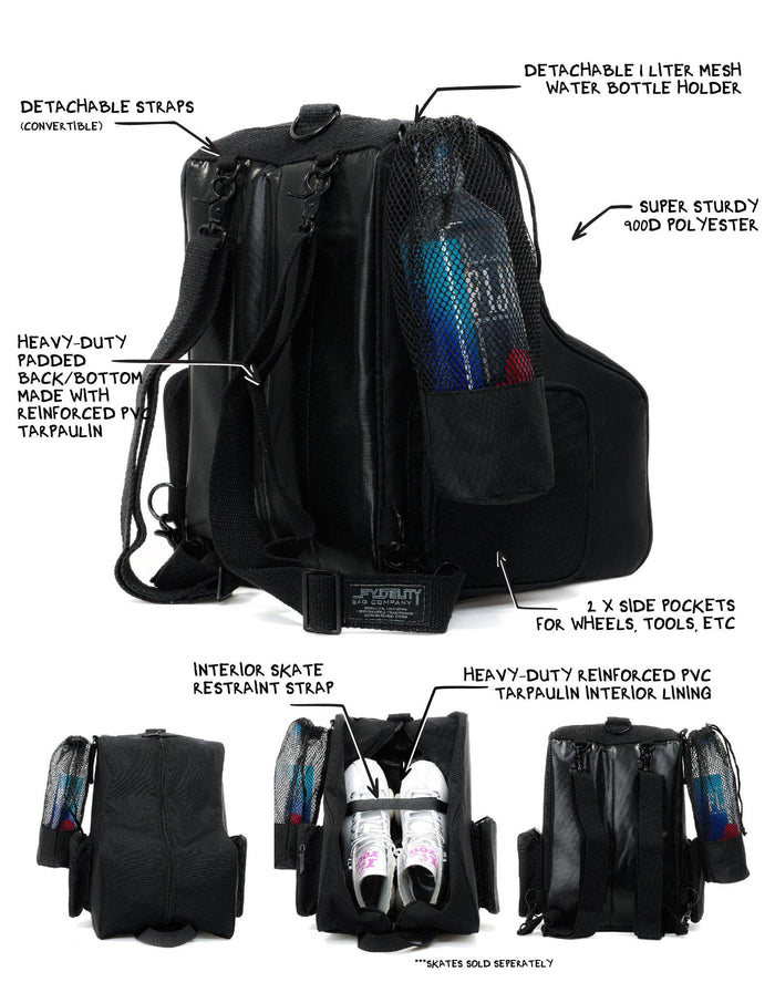 Fydelity Skate Bag - Black